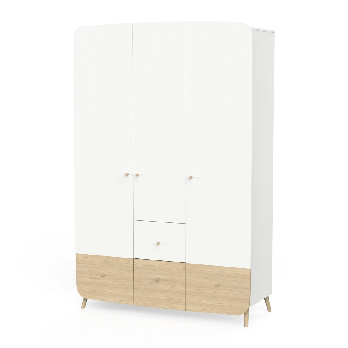 armadietto con 4 cassetti nordici