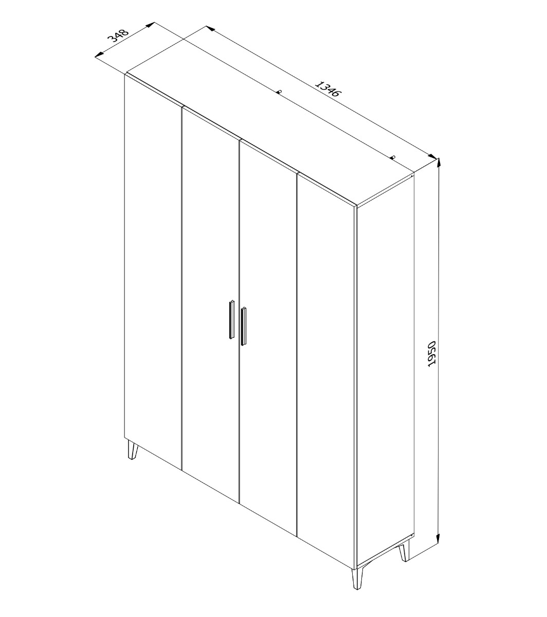 Offerte Black friday armadio 4 ante 