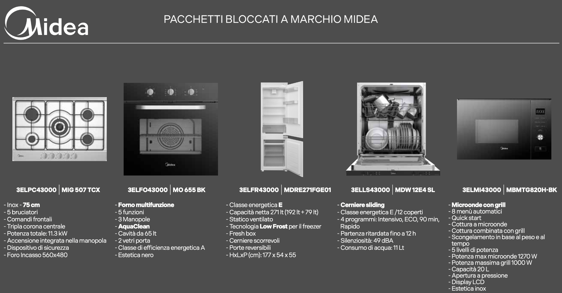 Cucina moderna lineare bloccata, Orzo, Salvia e Noce biondo, L.360, Made in Italy