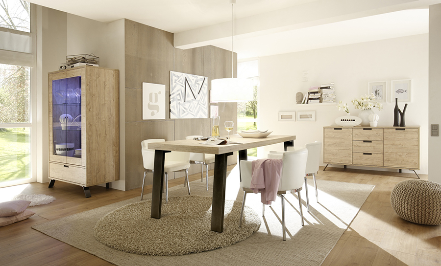 Soggiorno completo, solo come in foto, "Wood" in Sherwood Oak