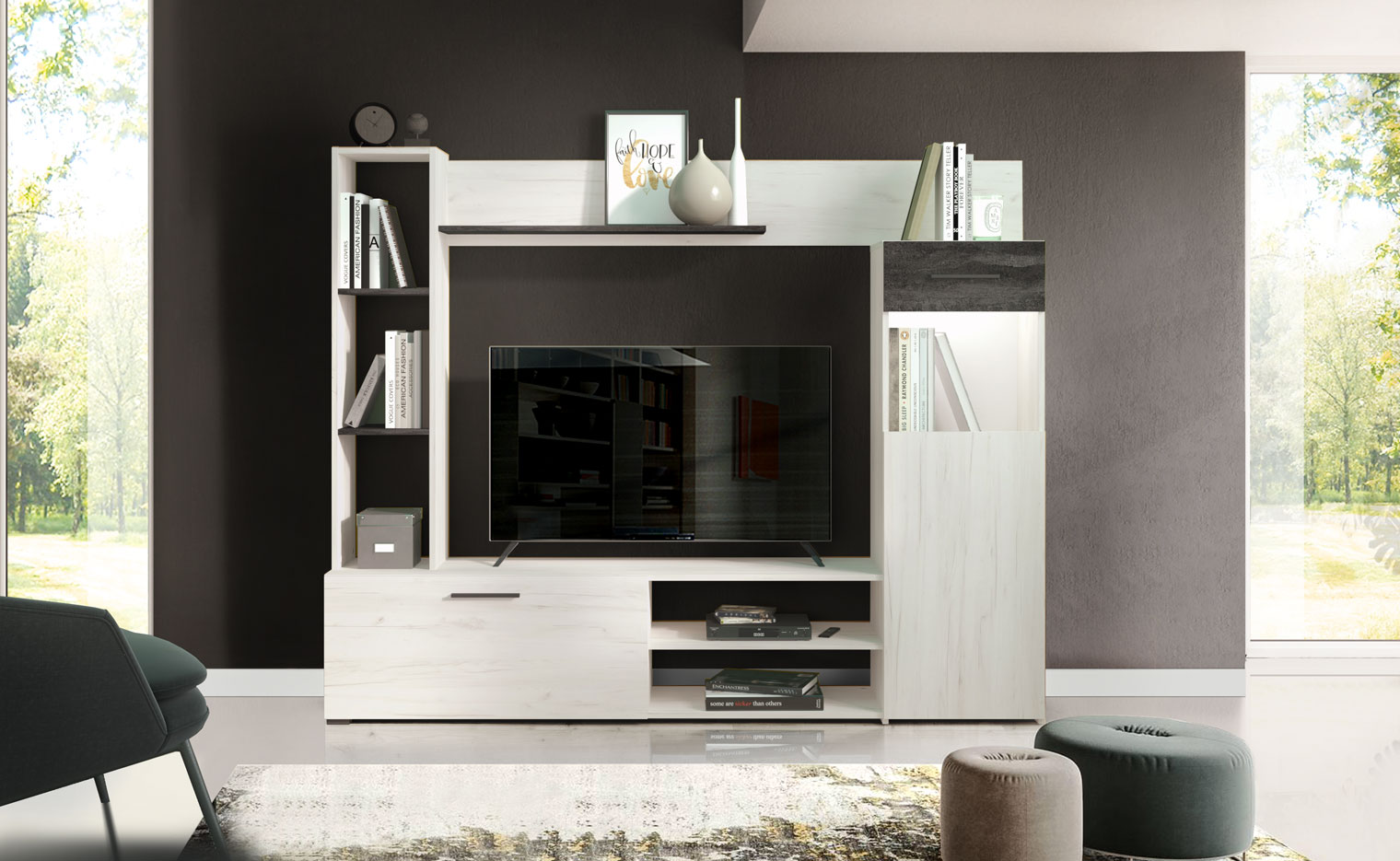 Offerte Black friday, Parete attrezzata 190 cm