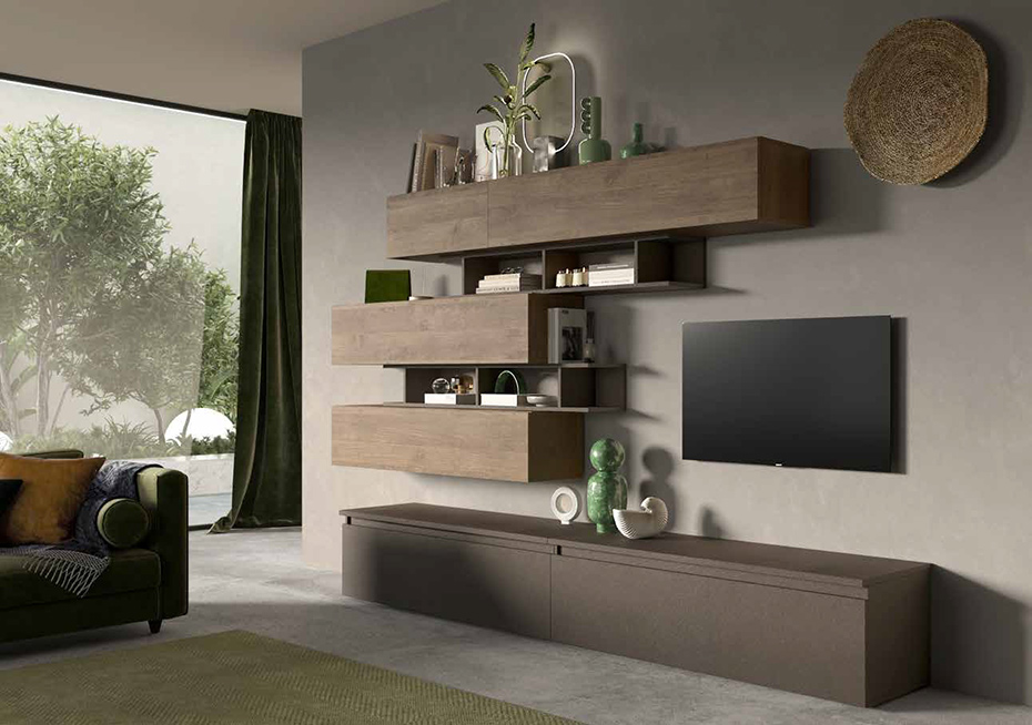 Parete attrezzata moderna di design