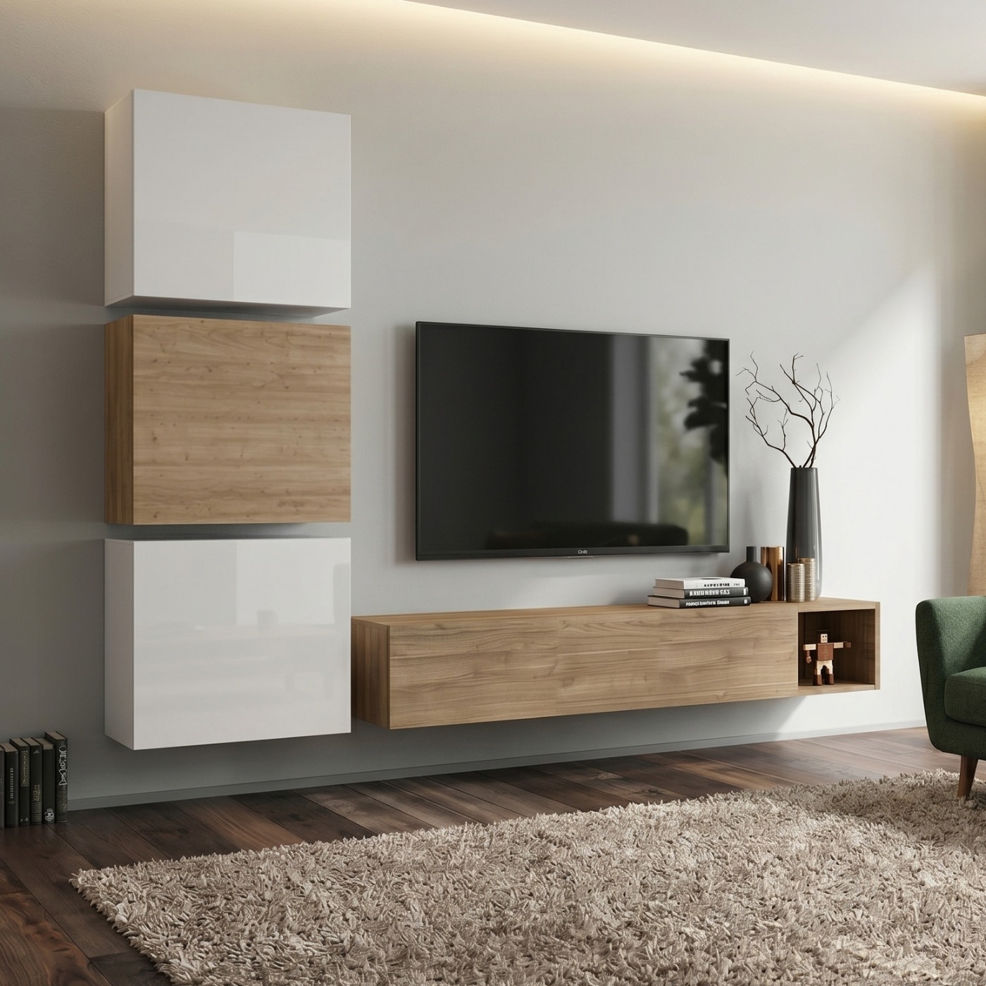 parete di design sospesa