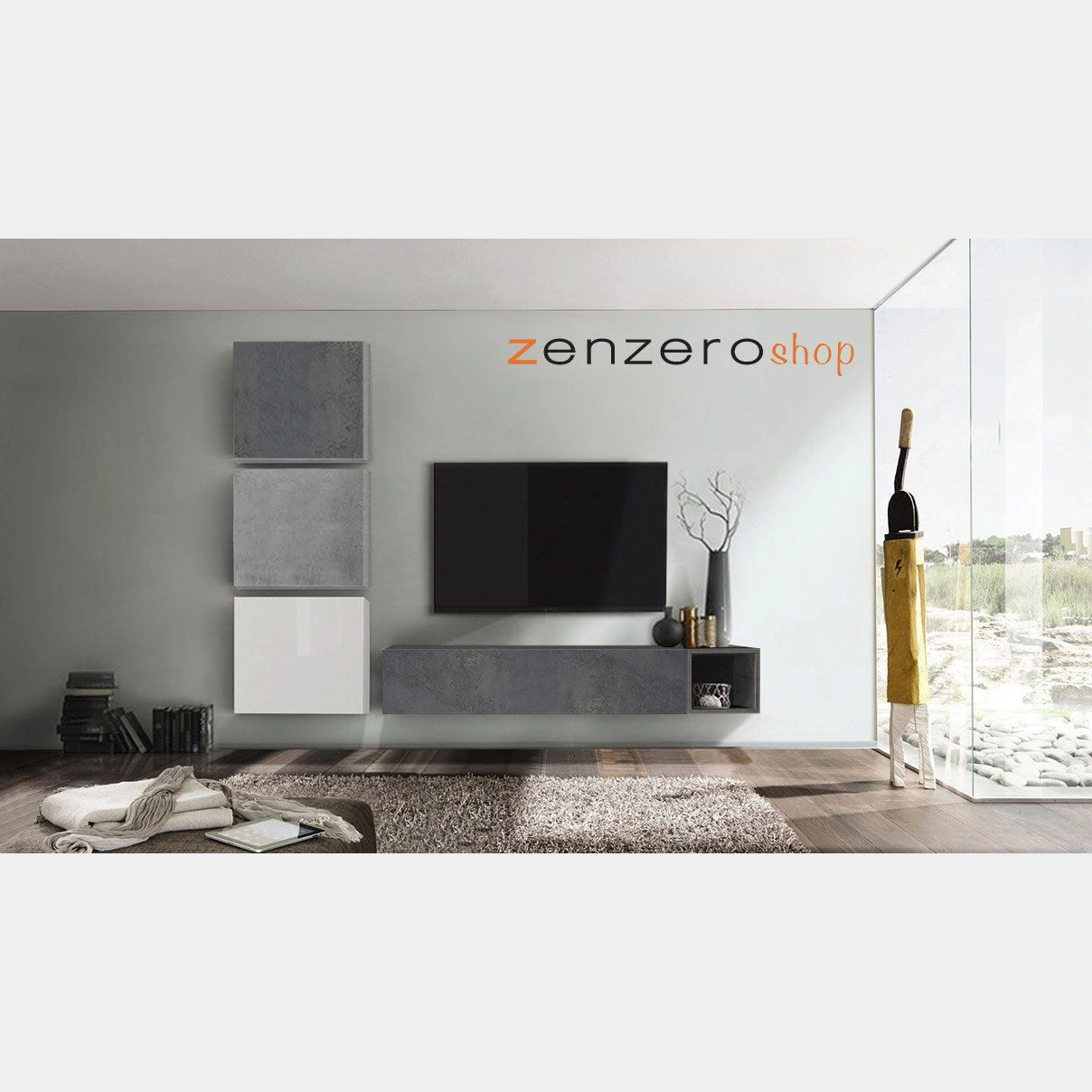 parete cubi con anta