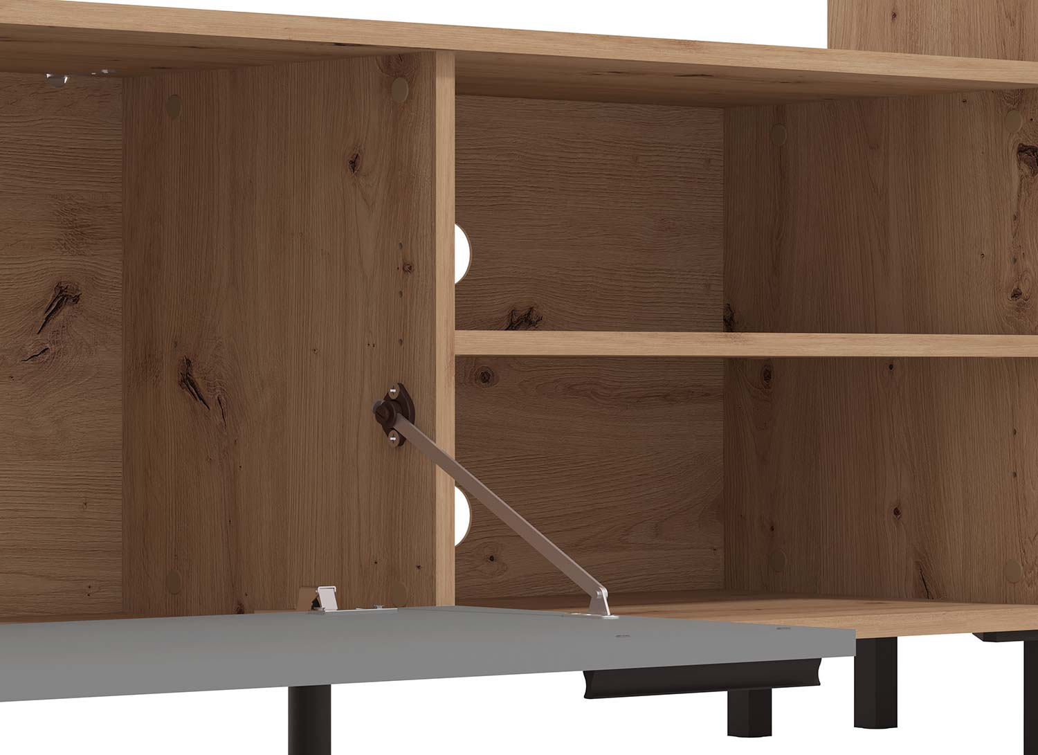 parete economica grigia