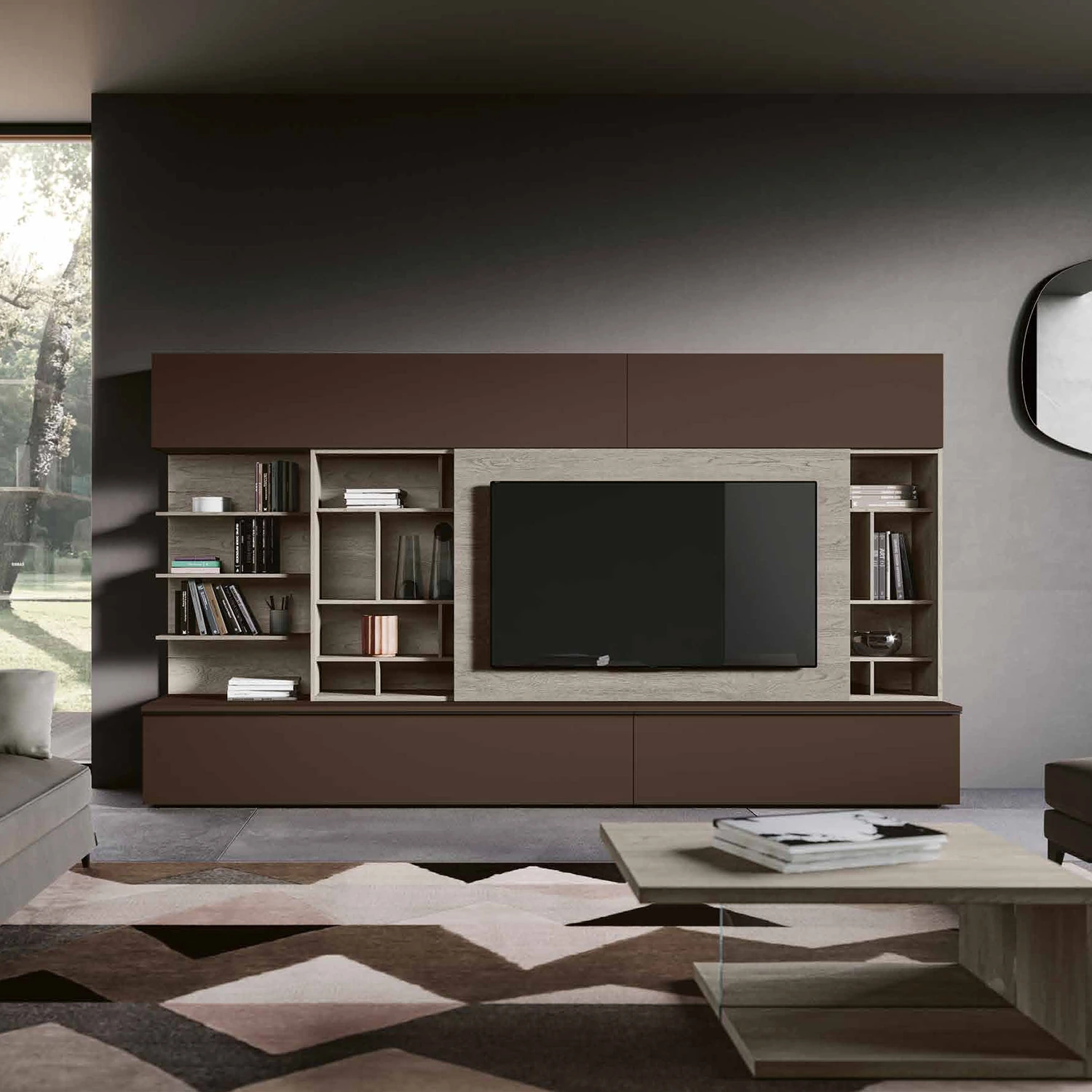 parete attrezzata moka