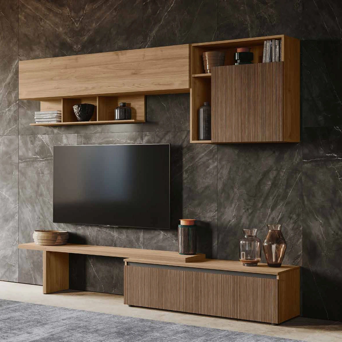 parete moderna cannettata