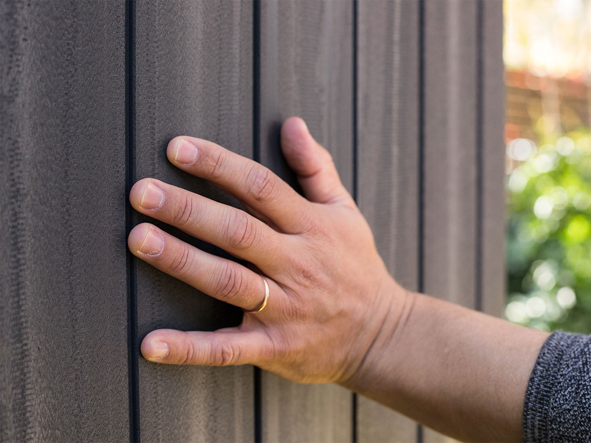 Casetta da esterno Rosa. finitura Grigia