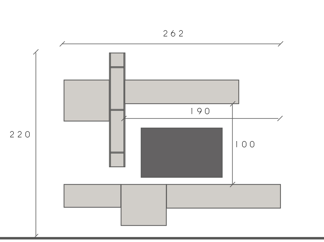 parete attrezzata cannette
