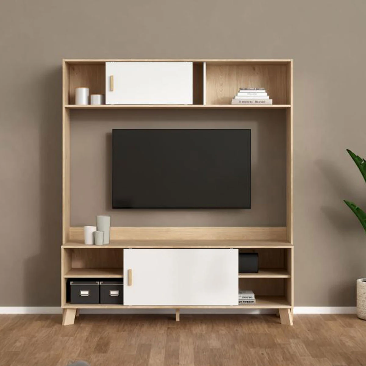 parete attrezzata unica 