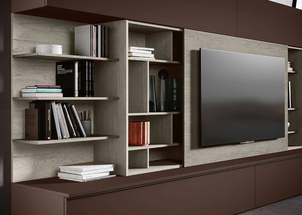 parete attrezzata moka