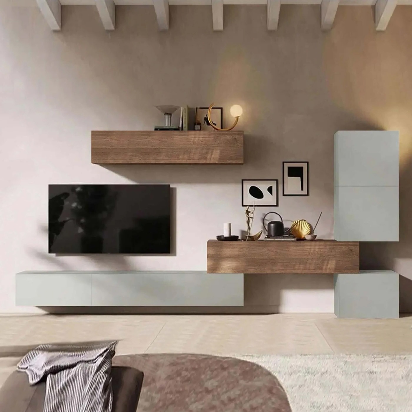 parete sospesa gesso