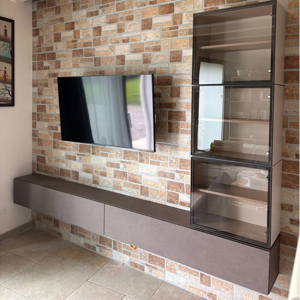 Pensile 138x30x29 h cm,  Bronzo, collezione Logica