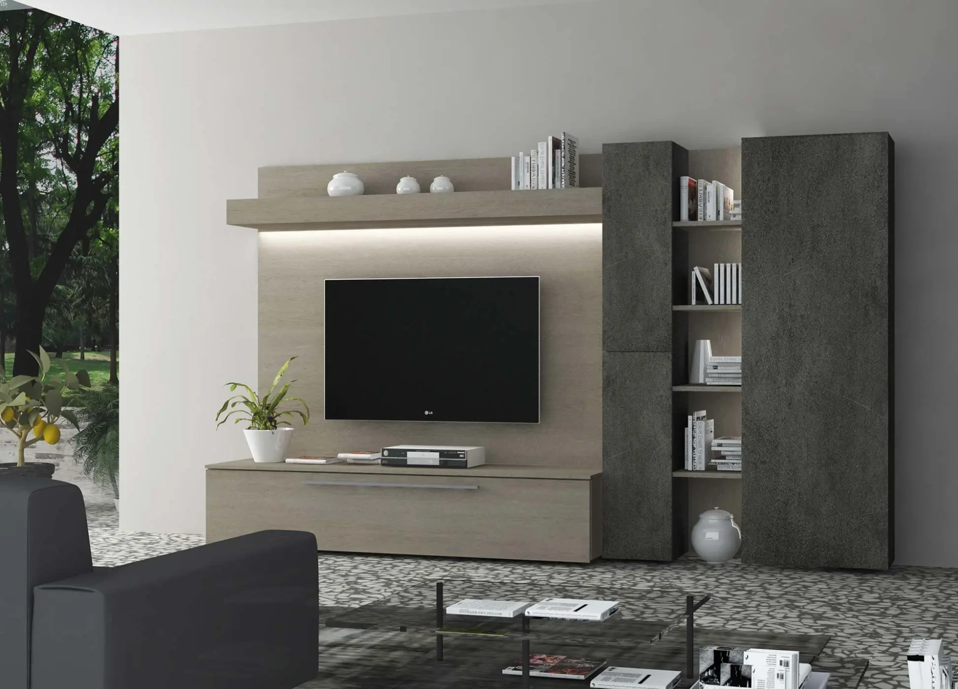 offerta parete con mensola