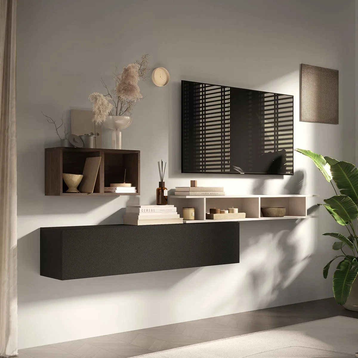 parete scontata sospesa