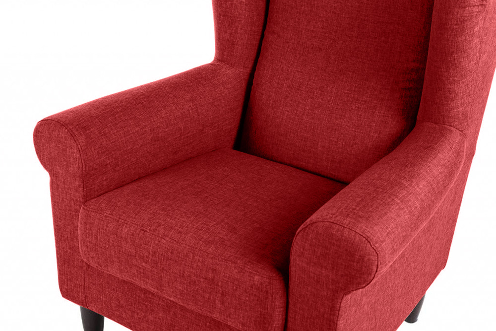 Poltrona sfoderabile, con piedini, made in Italy