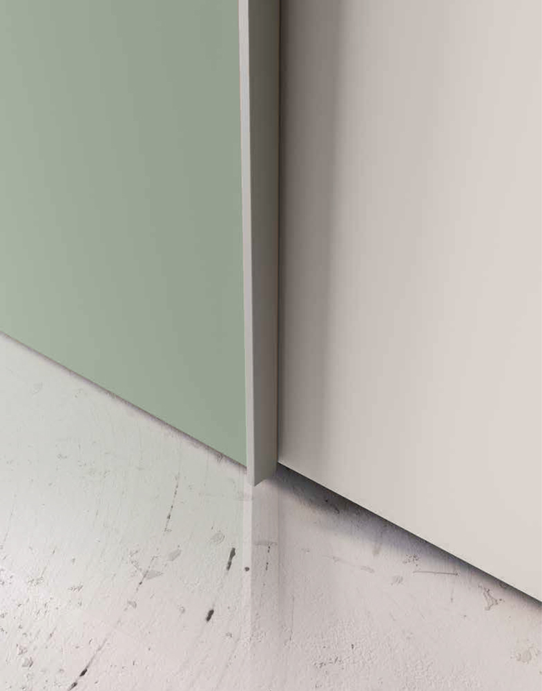 Armadio scorrevole a 3 ante multicolore