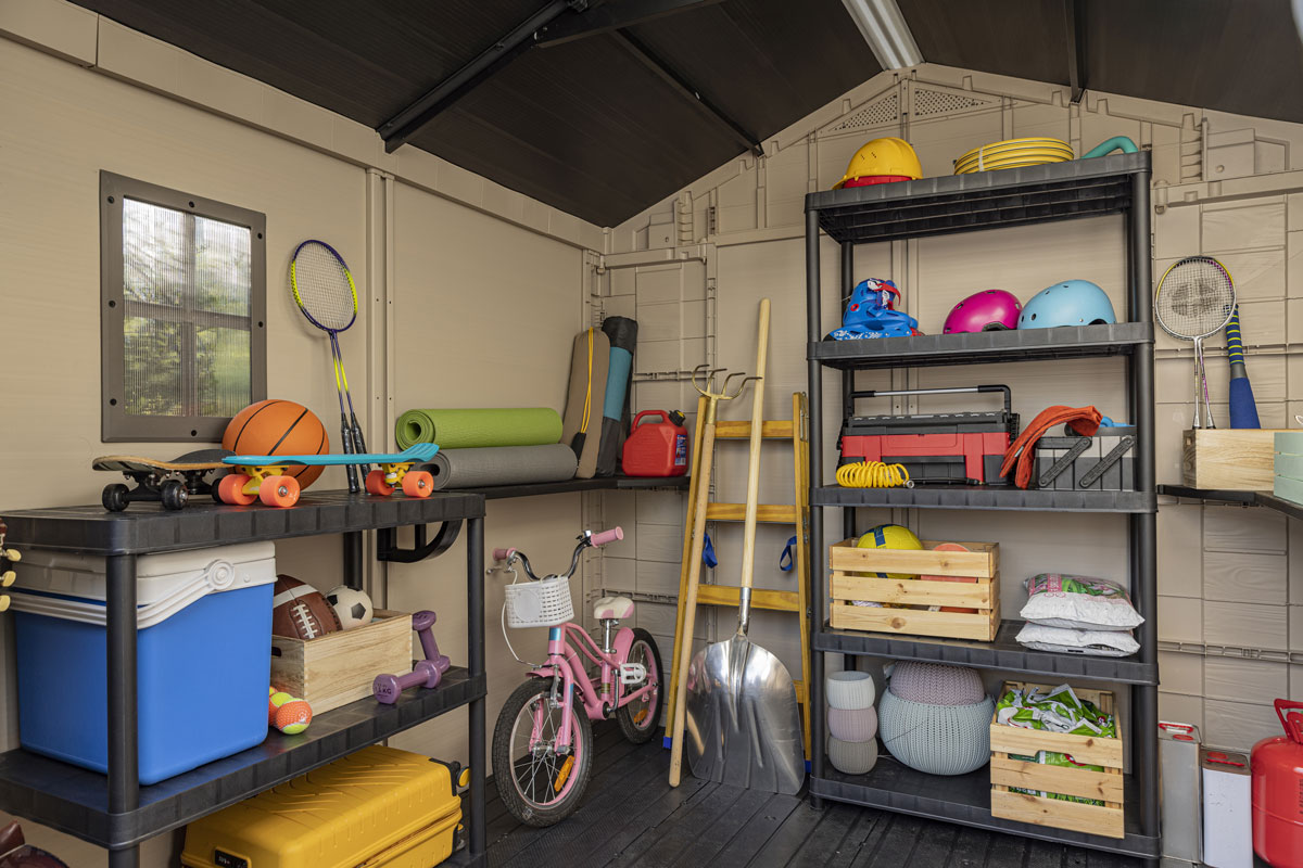 Casetta da esterno, grandi dimensioni, Betulla