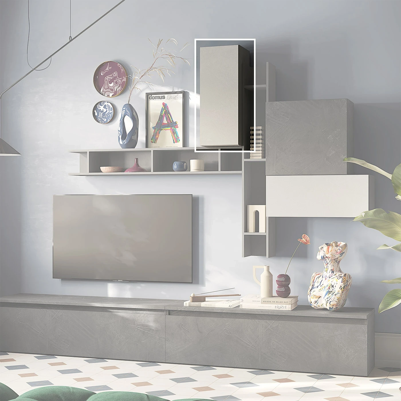 pensile gesso piccolo verticale