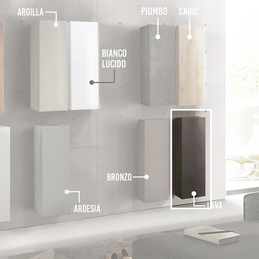 pensile verticale lava