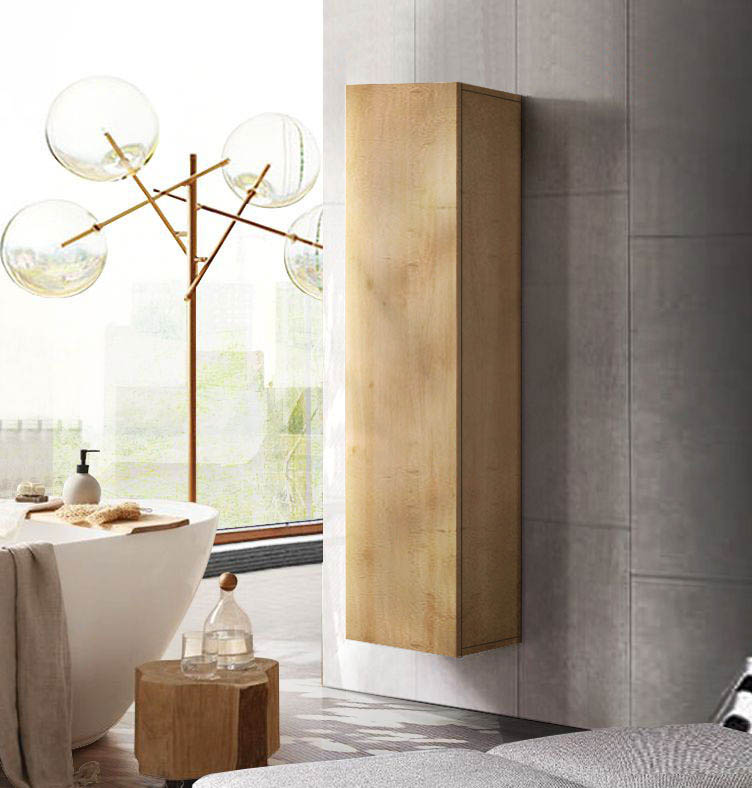 Colonna da bagno sospesa, finitura Cadiz