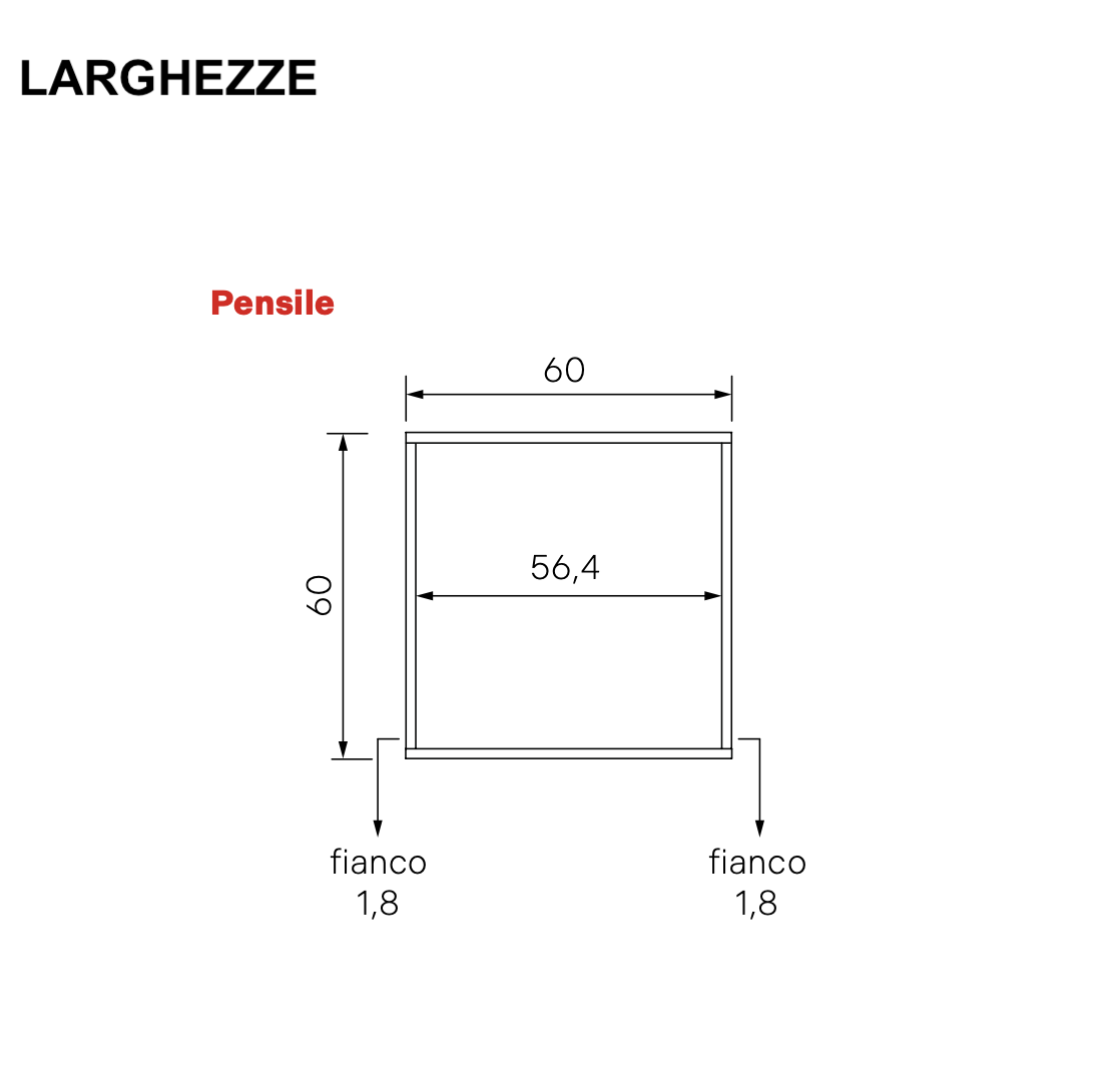 parete moderna cannettato grigio