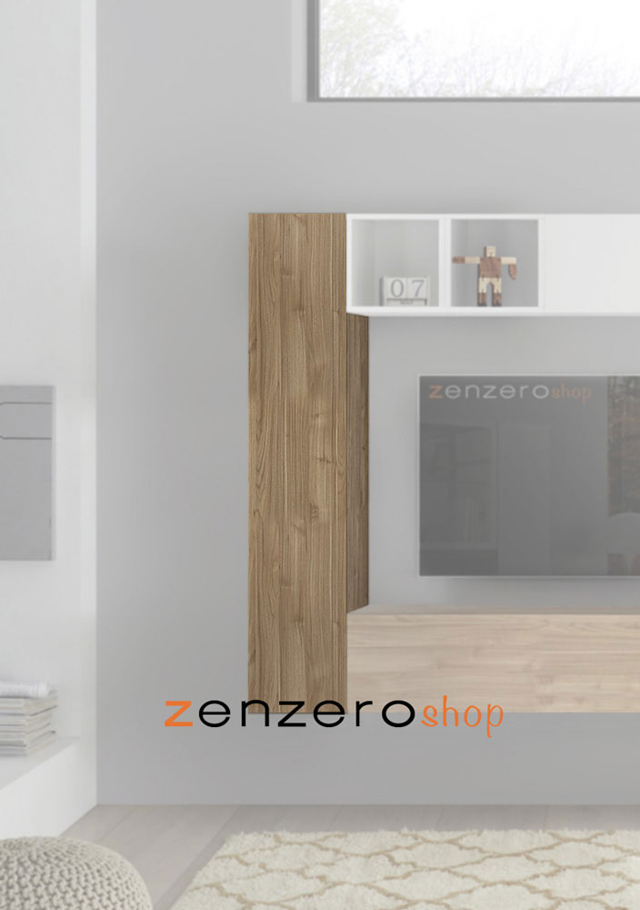 Pensile verticale di design, Noce Stelvio