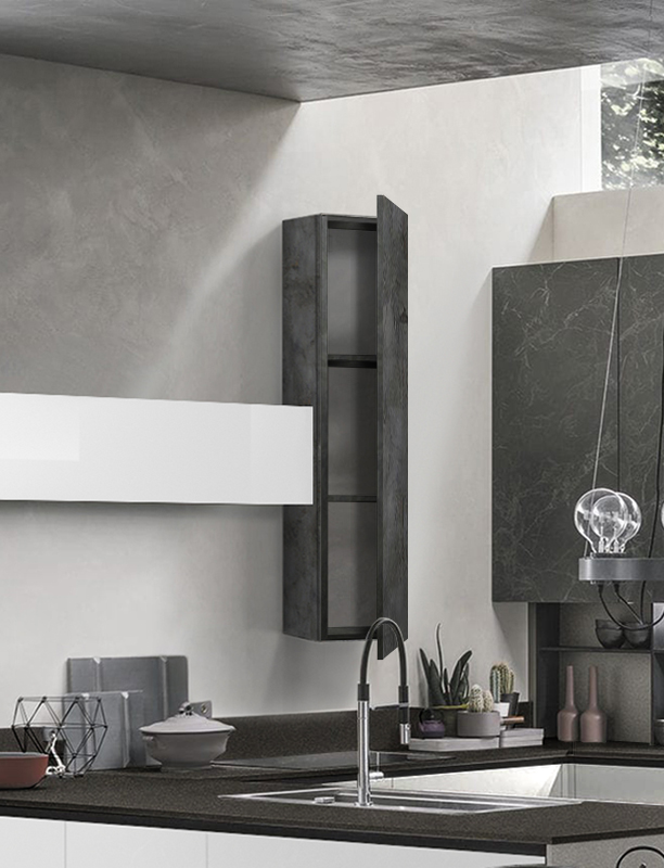 Pensile per cucina sospeso, Ossido