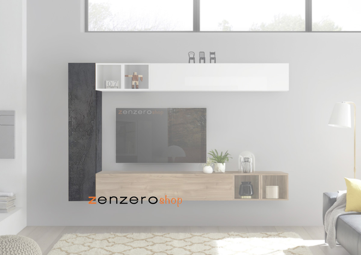 Pensile verticale di design, Ossido