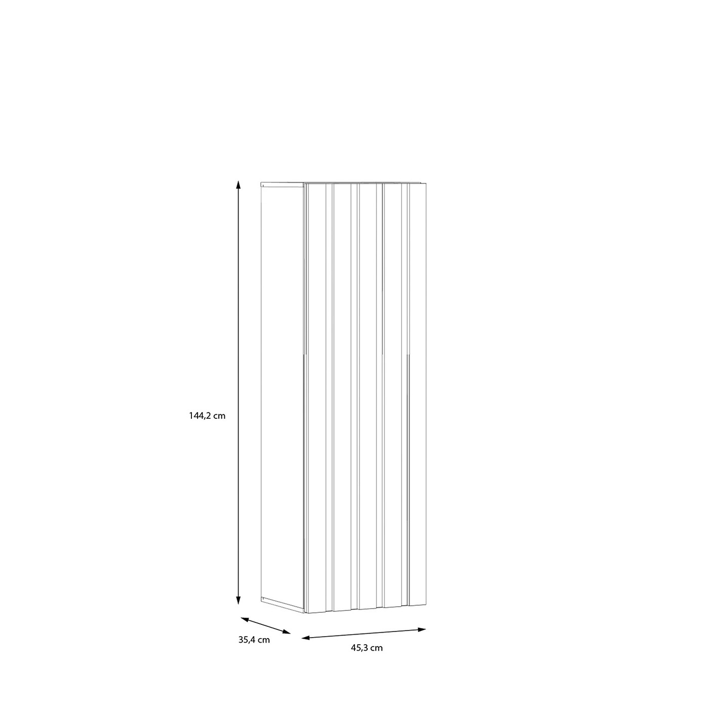 pensile scontato verticale