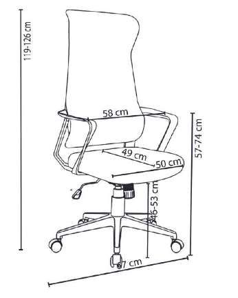 Poltrona da ufficio moderna 