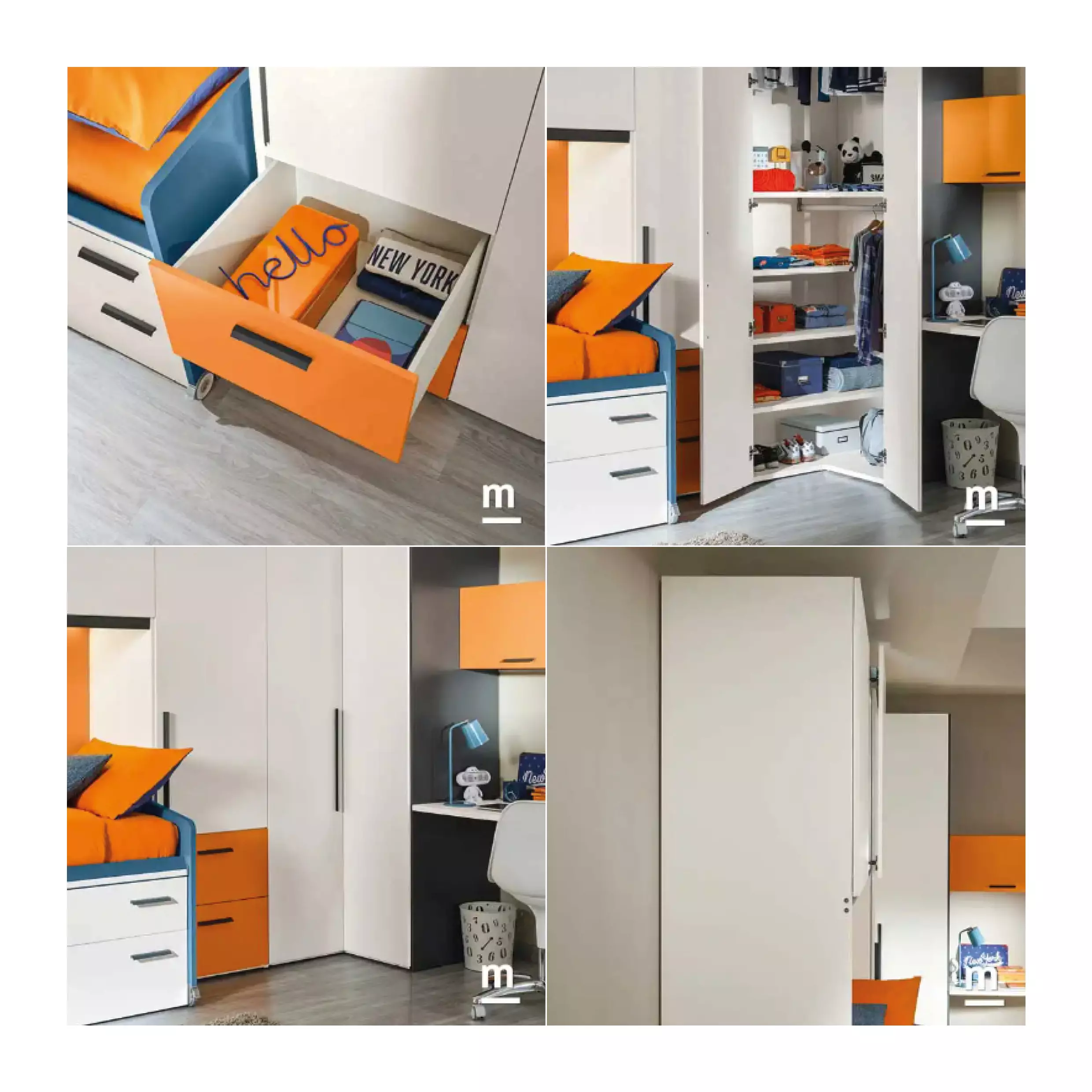 Ponte angolare per camerette Moretti Compact KC421 Zenzero Shop