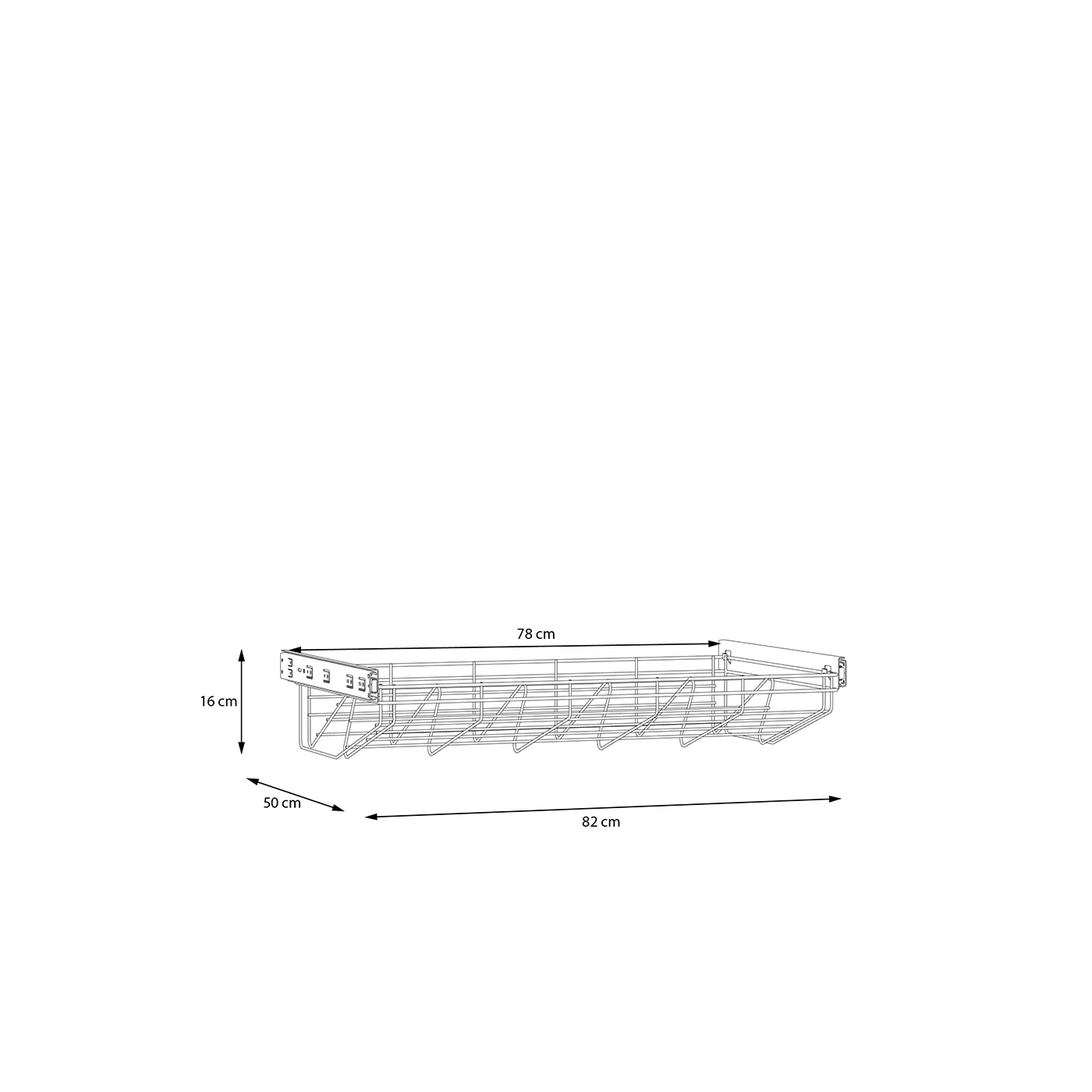 portascarpe in metallo