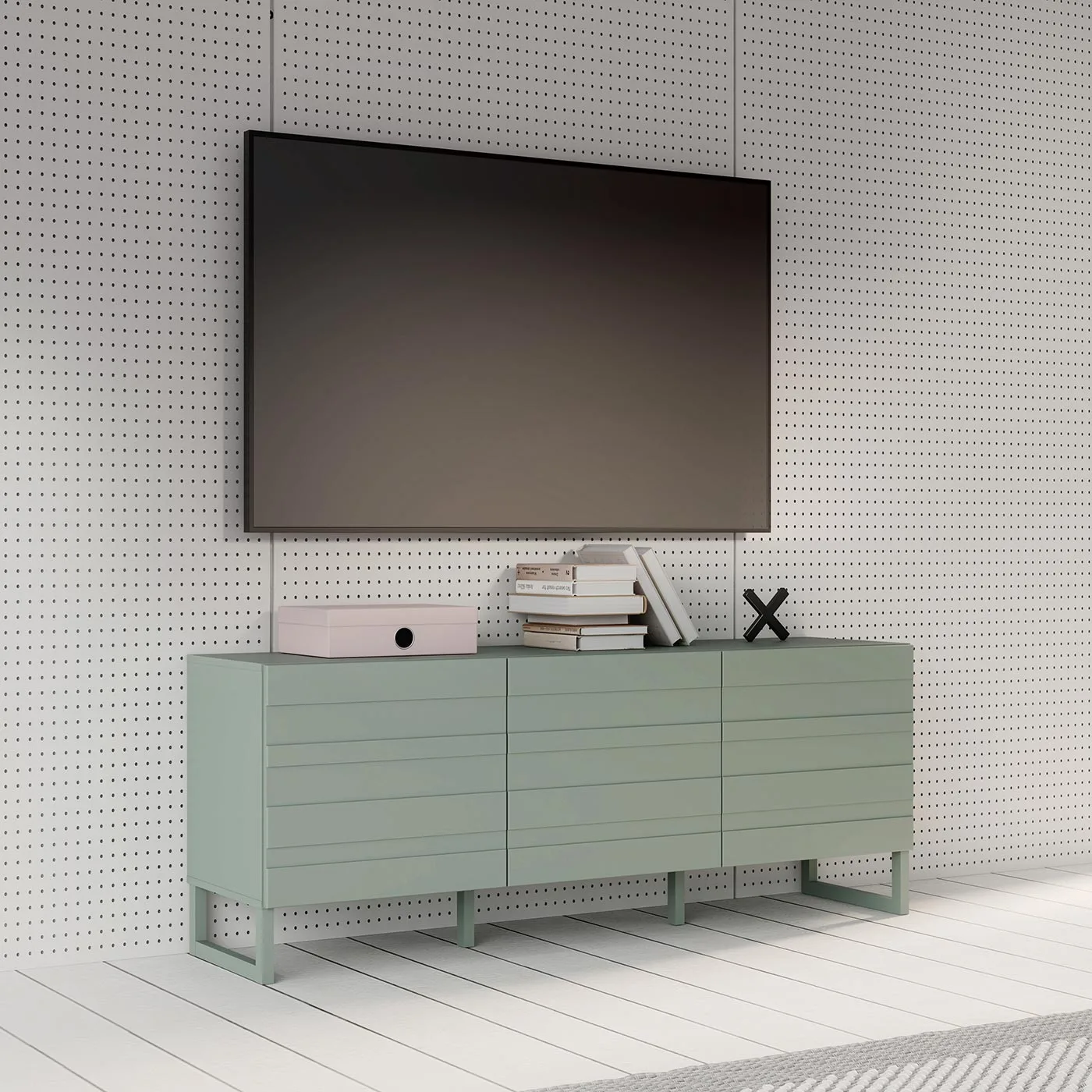 porta tv agave 3 ante