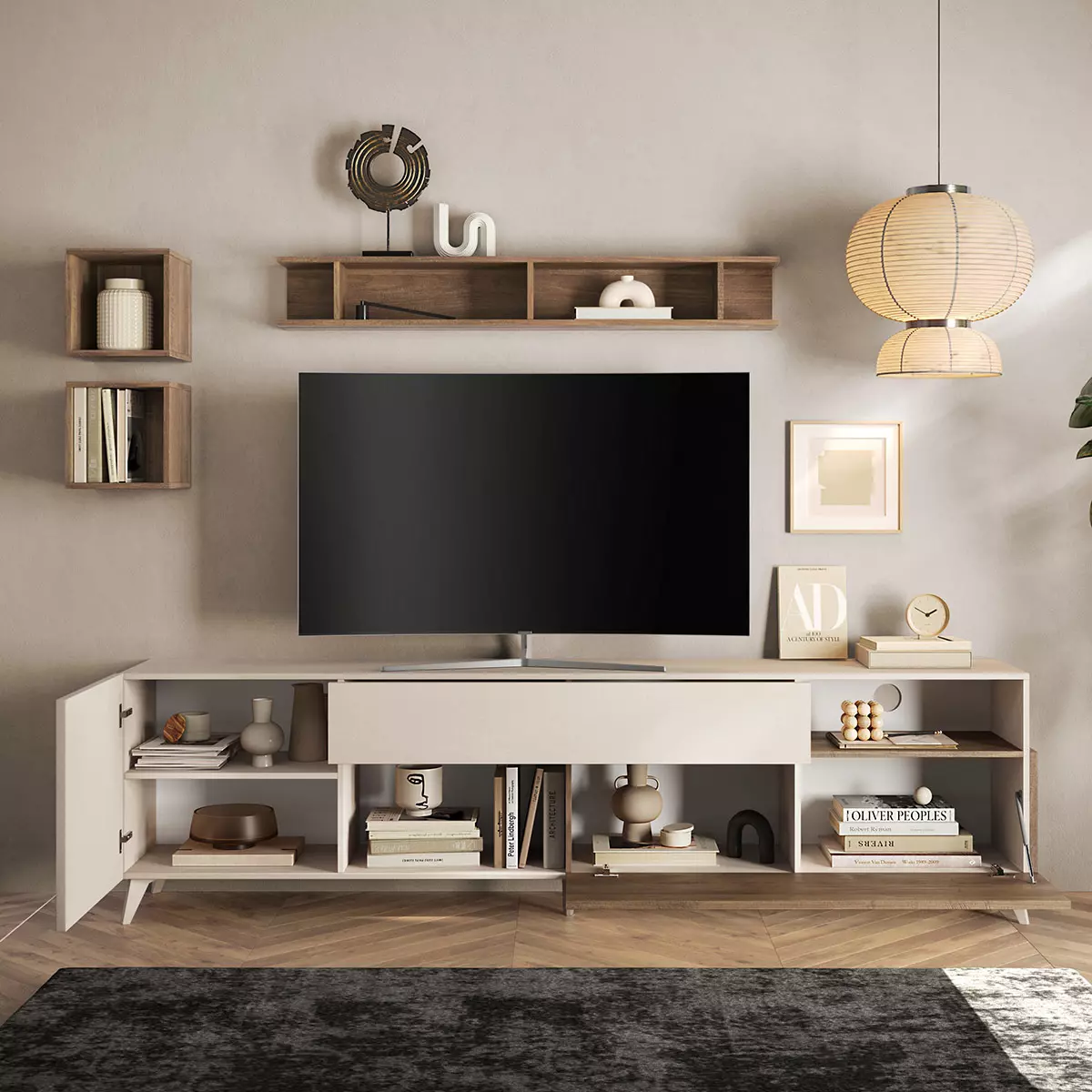 porta tv grande cashmere
