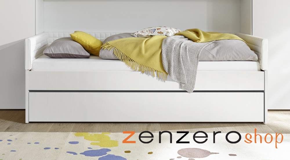 Letto per armadio ponte 90 x 200 colore Bianco