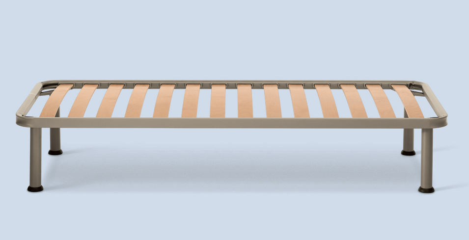 Rete a doghe in legno 1 piazza e mezza, con o senza piedini