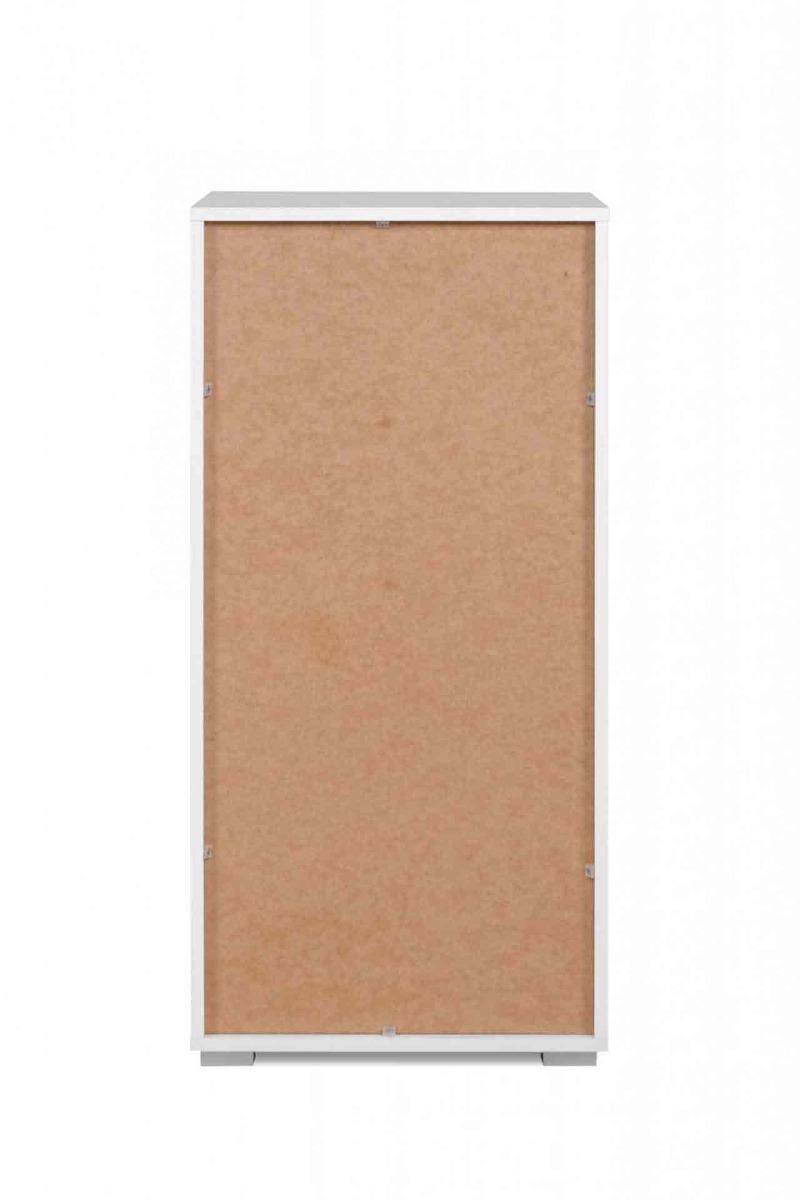 libreria bianca 3 ripiani