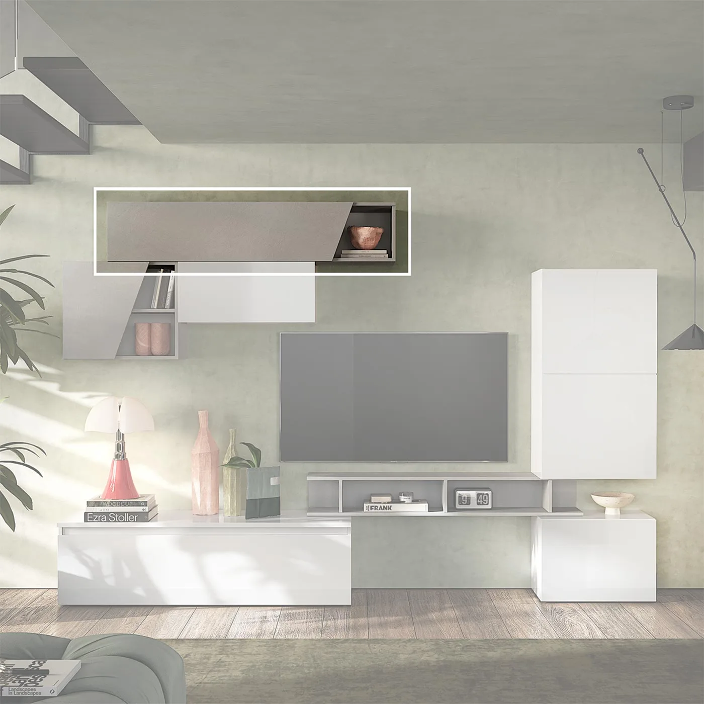 ribalta anta inclinata ardesia