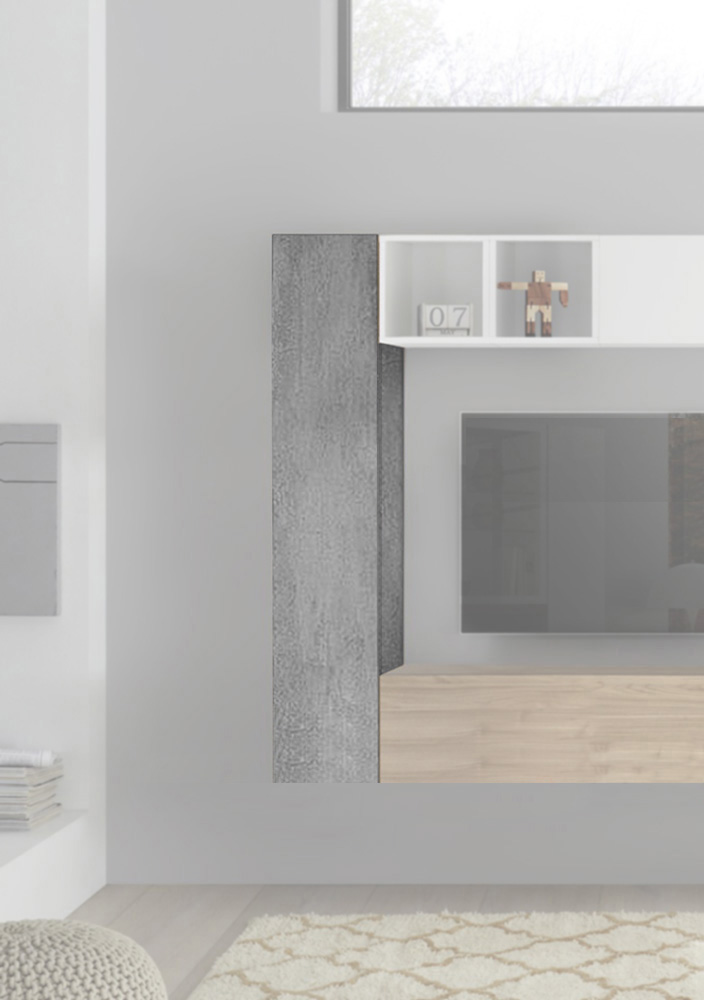 Pensile verticale di design, Beton