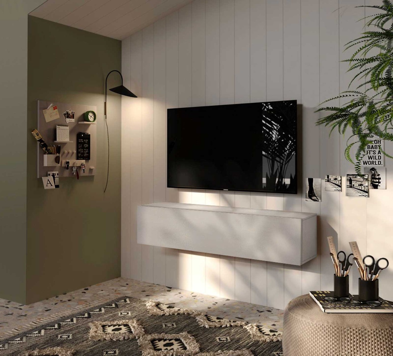 Pensile finitura Gesso