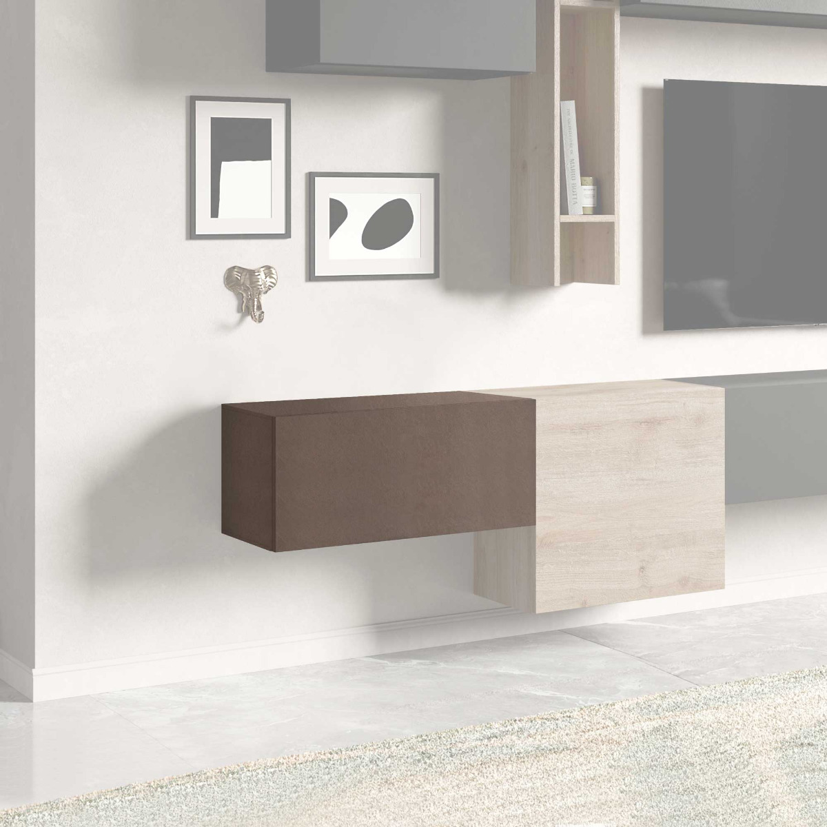 pensile vasistas bronzo