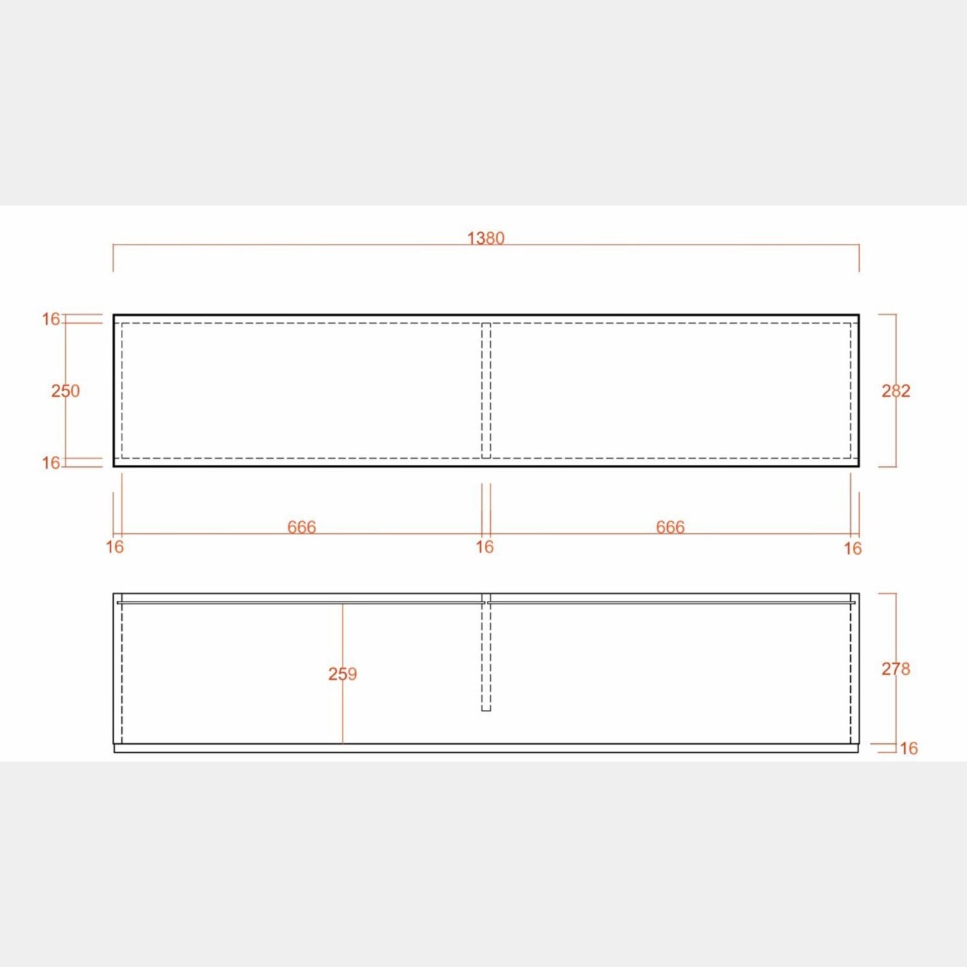 Ingresso moderno con mensolone, panca, ribalta e boiserie