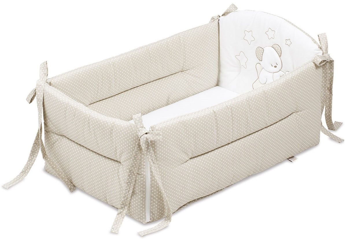 Culla neonato Orsetto per neonati con decorazione, finitura Bianco