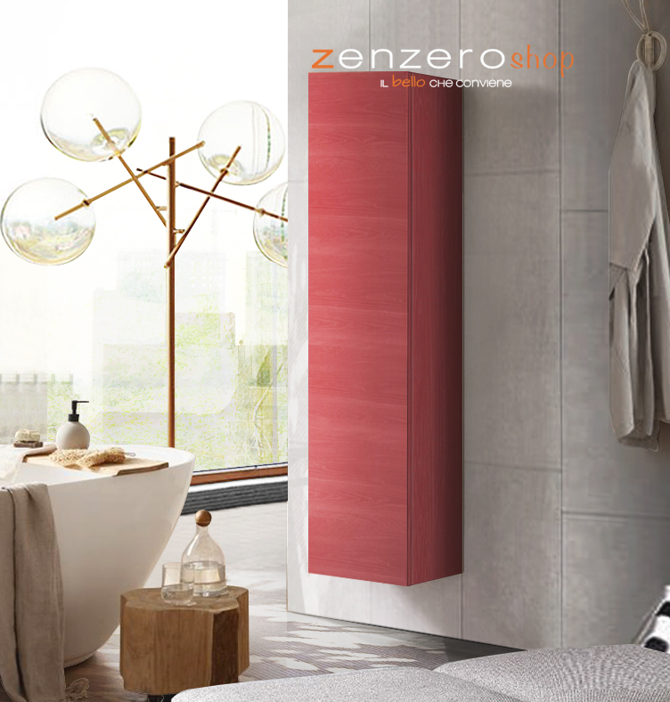 Colonna da bagno sospesa, Rossa