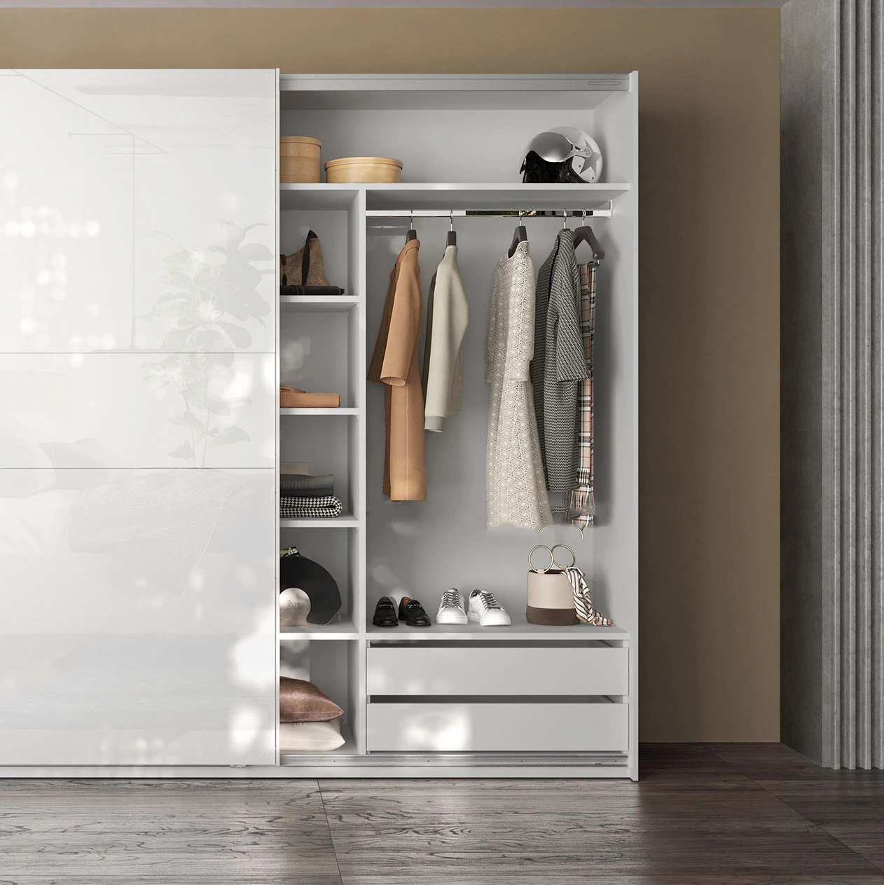 cassettiera e ripiani per armadio