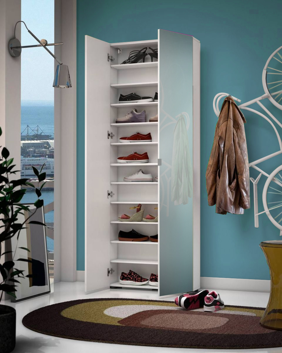 Offerta Armadio multiuso con anta a specchio, Made in Italy