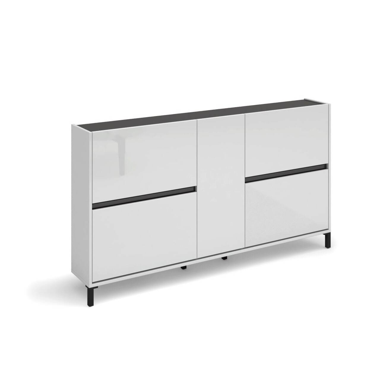 Scarpiera 4 ante ribalta e 1 anta battente