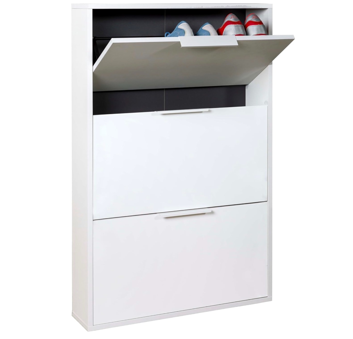 Scarpiere in offerta salvaspazio, colore bianco 