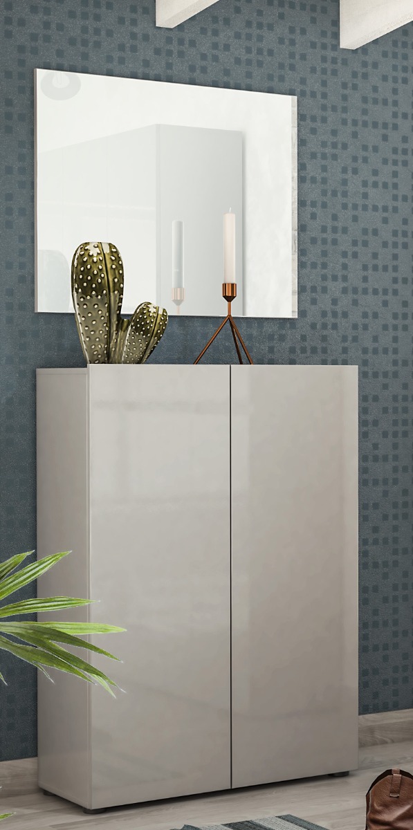 scarpiera 2 ante in offerta grigia